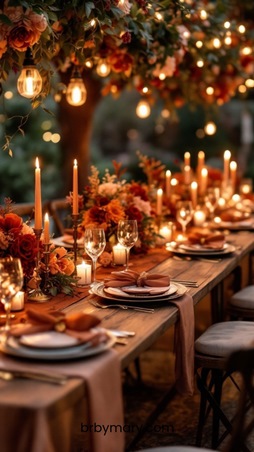 إليكِ الألوان الأكثر شيوعاً في حفلات الزفاف بموسم الخريف